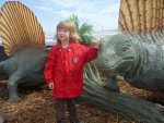 Adlka s dinosaurem