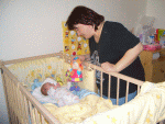 Teta Sabina s panenkou u Adlky